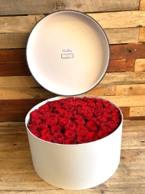 Red Rose Hat Box Luxury